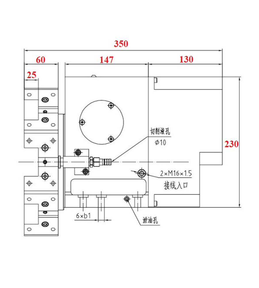 Схема револьверной головки HAK31080(8)