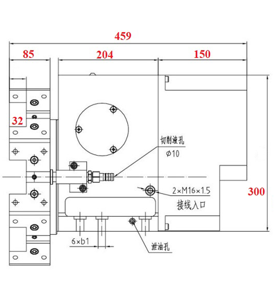Характеристики револьверной головки HAK31125(8)