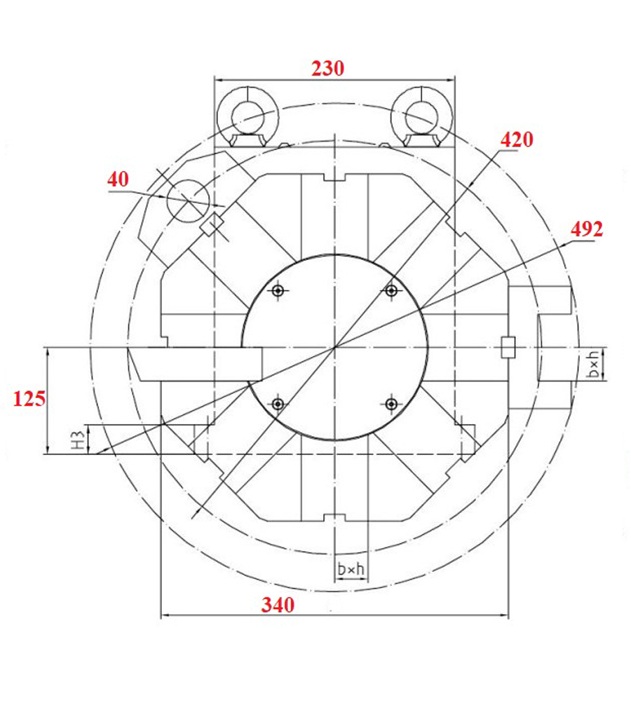Характеристики револьверной головки HAK31125(8)